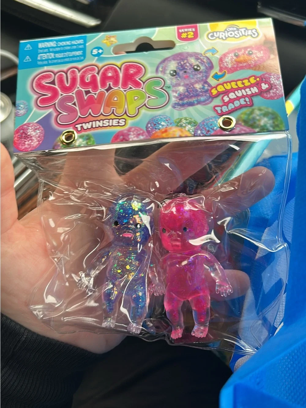 Sugar Swaps Twinsies Glitter Doll Set - Pink & Blue